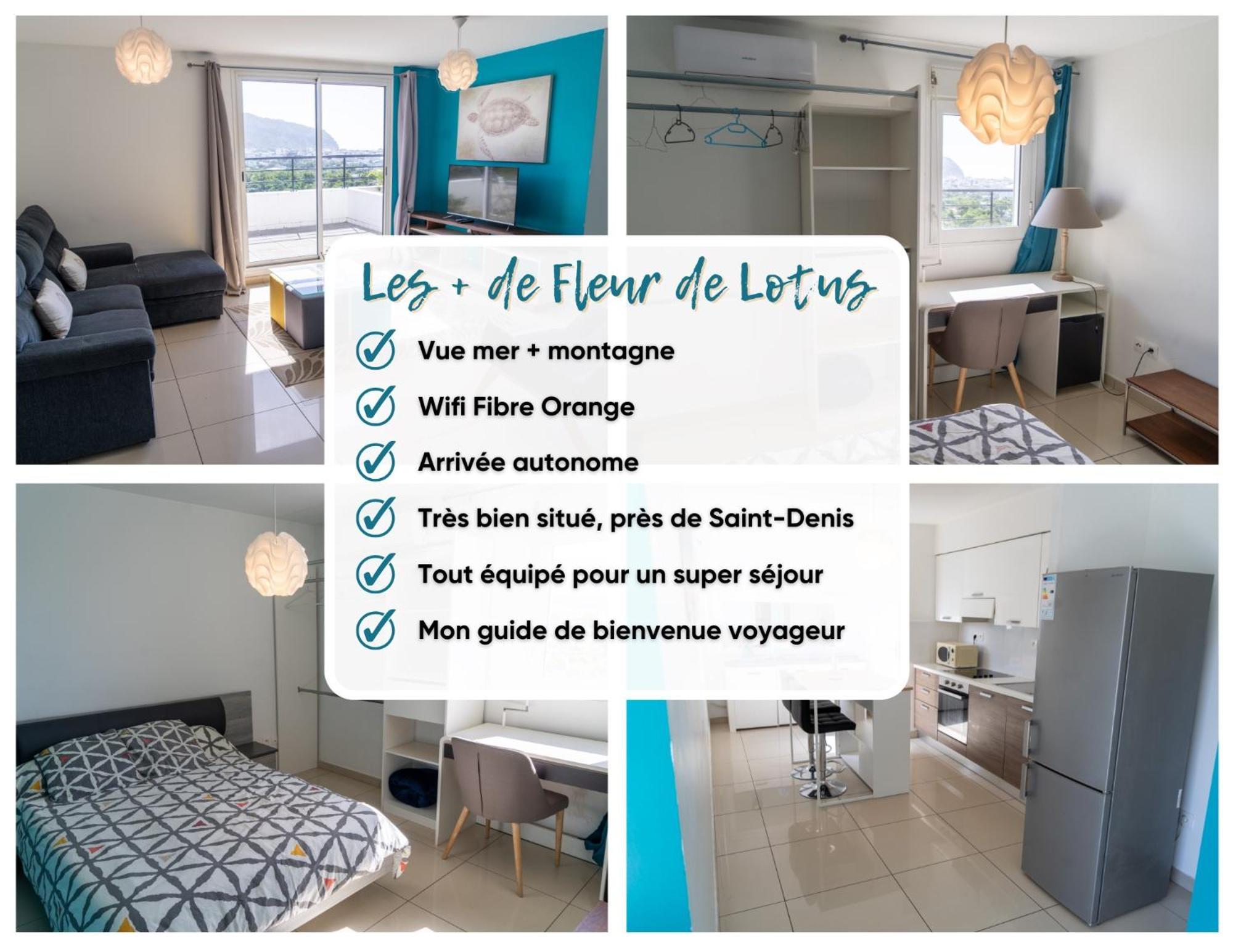 T2 Fleur De Lotus Daire Saint-Denis Dış mekan fotoğraf